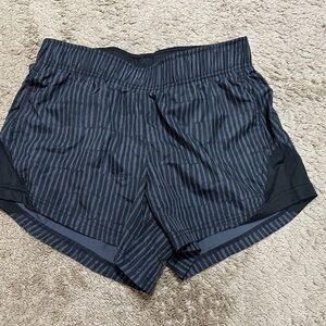 Athletic Works Black Striped Women's Shorts G-38